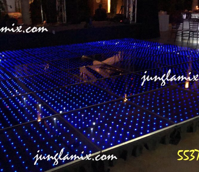 renta de pista iluminada led